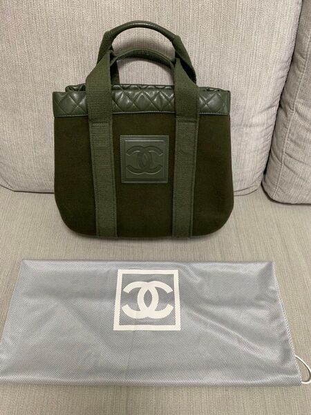 シャネル CHANEL ハンドバッグ ココマーク スポーツライン レア物 美品 保存袋付
