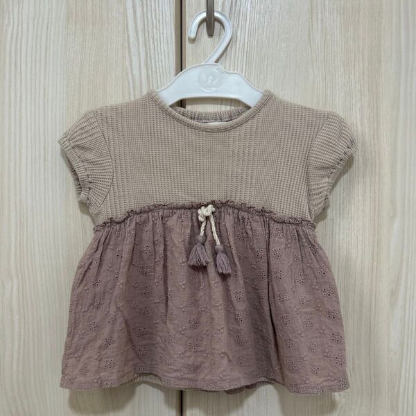 【美品】mamaraku ママラク チュニック 半袖トップス 女の子 キッズ