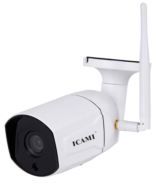 ICAMI 防犯カメラ 屋外 ワイヤレス 監視カメラ SDカード録画 防水