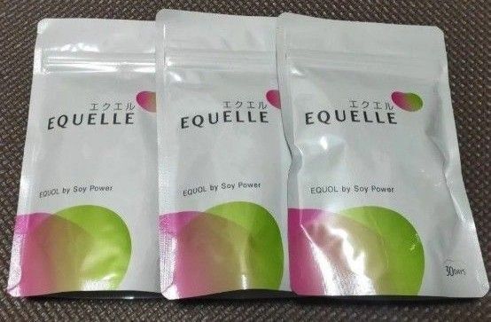 大塚製薬 EQUELLE エクエル パウチタイプ 120粒 30日分 3袋