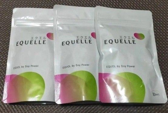 大塚製薬 EQUELLE エクエル パウチタイプ 120粒 30日分 3袋