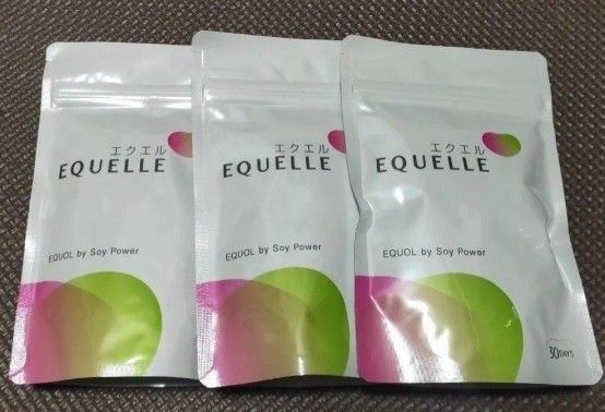 大塚製薬 EQUELLE エクエル パウチタイプ 120粒 30日分 3袋
