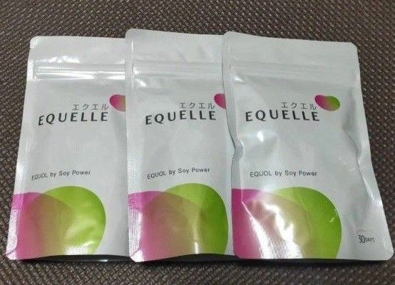 大塚製薬 EQUELLE エクエル パウチタイプ 120粒 30日分 3袋