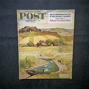 1959年 The Saturday Evening Post■John Clymer 表紙■キャンベルスープ缶/コカ・コーラ/Republic Steel アンティーク広告■James Lewicki