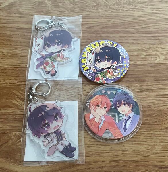 すとぷり ななもり グッズ セット 缶バッジ アクリルキーホルダー