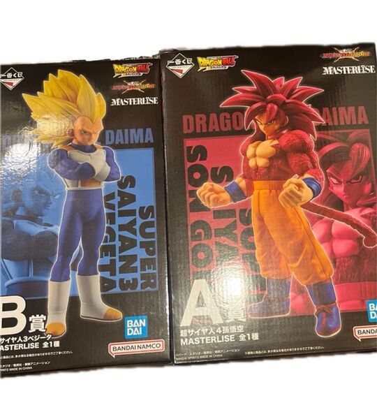 ドラゴンボール 一番くじ A賞 B賞 孫悟空 ベジータ フィギュア