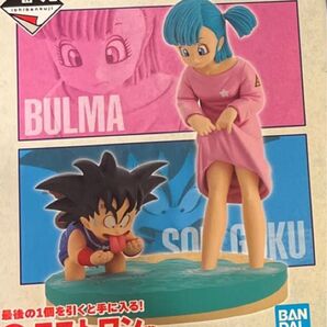 ドラゴンボール 一番くじ ラストワン賞 フィギュア 孫悟空 ブルマ