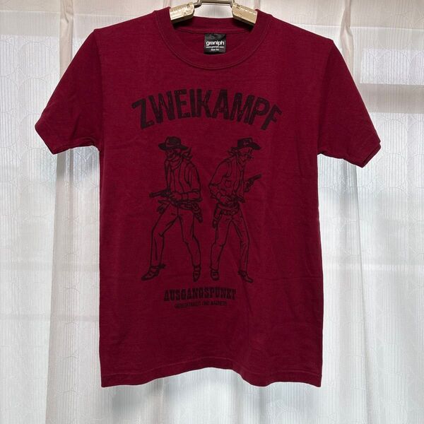 granigh 骸骨 ガイコツ Tシャツ ドクロ スカル スケルトン ガンマン 洗濯済 ユニセックス 半袖