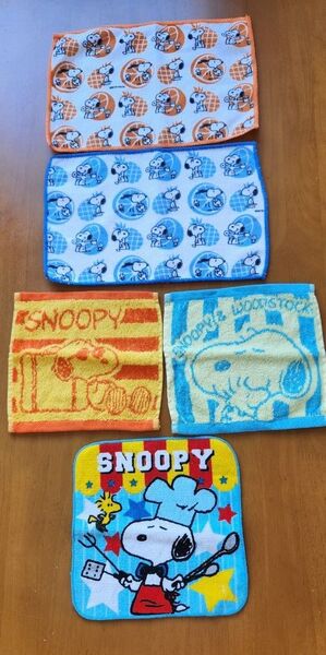 スヌーピータオルハンカチ、キッチンクロス