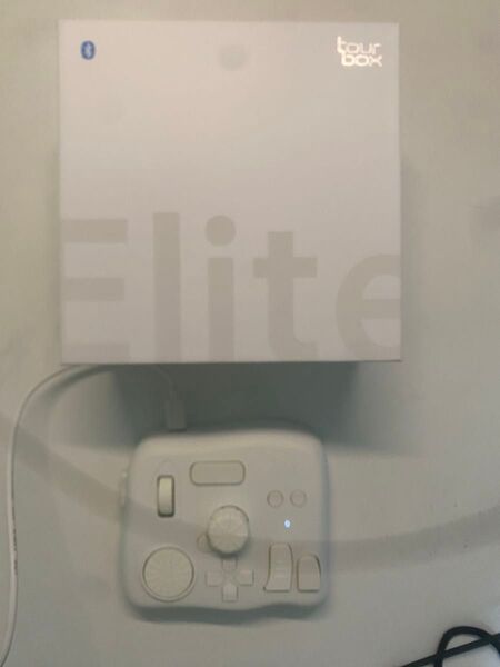 TourBox Elite Bluetooth接続 左手デバイス ホワイト