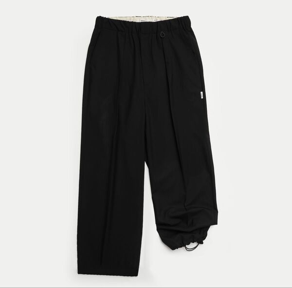 【新品定価】goyemon Light Wool Easy Slacks 黒 M