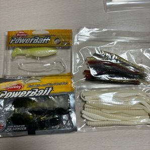 7 ワームまとめ売り バークレイ ストレートワーム クローワーム バス釣り ワーム 釣具 釣り