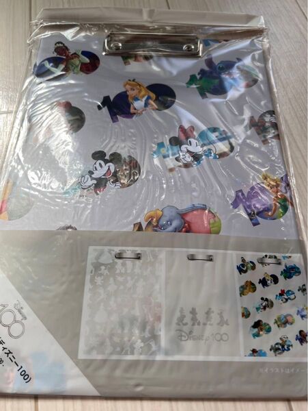 限定品 レア ディズニー100周年 クリップボード ディズニー100 Disney100 バインダー ダイソー