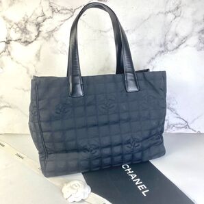 【最終処分SALE】シャネル ニュートラベルライン ナイロン トート 黒 A-6277