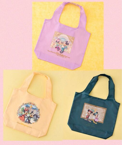 ファンタジースプリングスホテル エコバッグ ミラコスタ ディズニーランドホテル トートバッグ ミッキー ミニー アメニティ バッグ