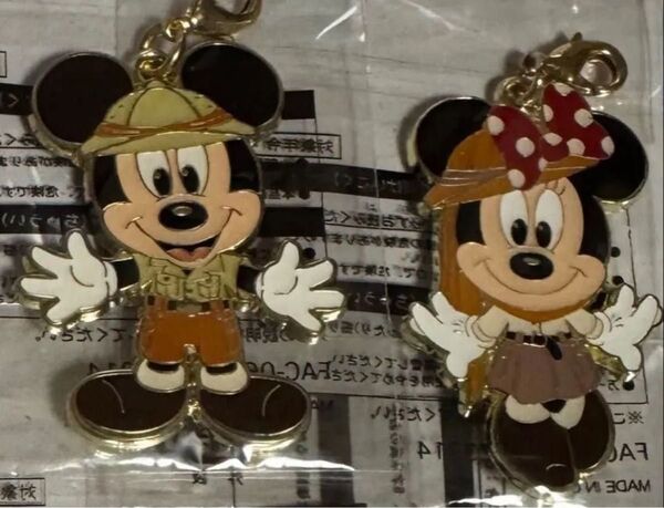 東京 ディズニーランド ジャングルカーニバル ミッキー チャーム ミニー ファスナートップ ゲーム 景品 非売品