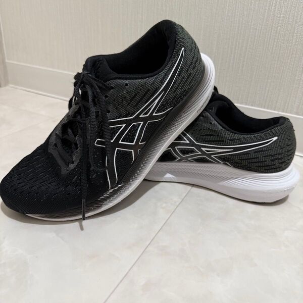 asics ランニングシューズ 24cm ブラック系