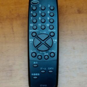 テレビ用リモコン テレビリモコン CT-012 076N0EO010