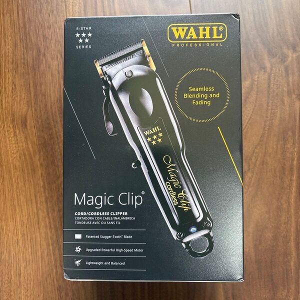 新品未使用品WAHL MagicClip Clipperバリカン 黒 ブラック