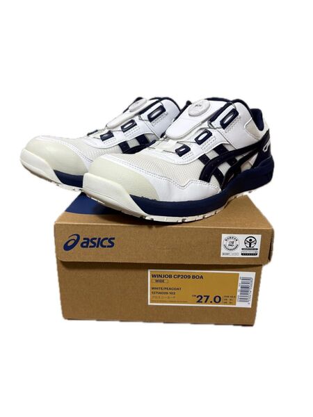 ASICS WINJOB CP209BOA WHITE / PEACOAT 27.0cm 新品未使用