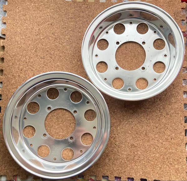 Gクラフト 8インチ 3.5J 8穴 ホイール シルバー