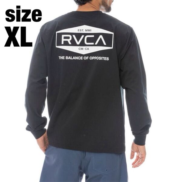 XLサイズ 水陸両用 新品未使用 ラッシュガード RVCAルーカ 長袖 黒