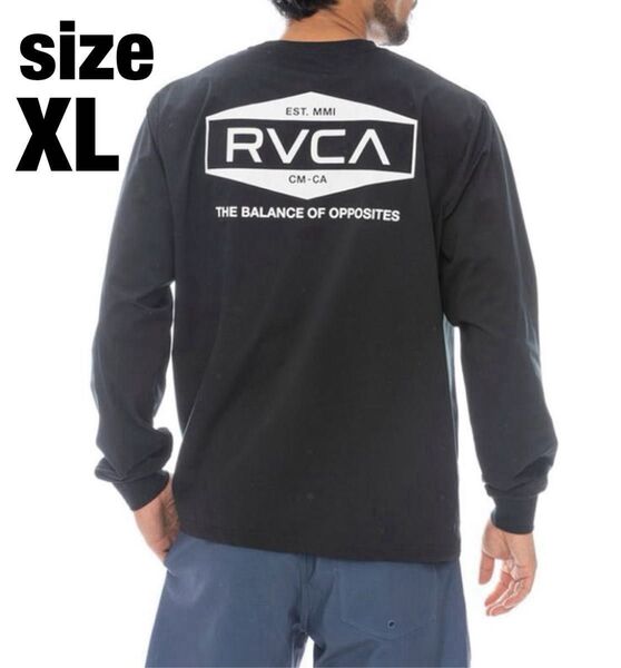 XLサイズ 水陸両用 新品未使用 ラッシュガード RVCAルーカ 長袖 黒