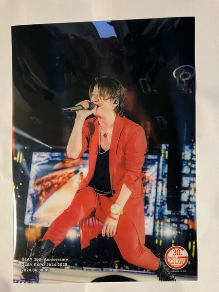 GLAY 30th Anniversary エンタメくじ vol.2 TERU クリアポスター