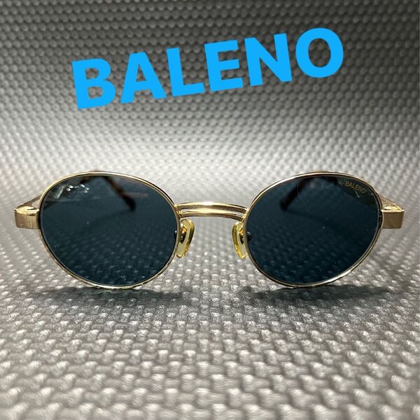 BALENO/バレーノ サングラス ゴールドフレーム オーバルレンズ レトロ
