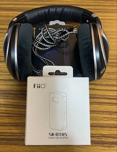 【セット品】ゼンハイザーHD599SE + FiioBTR5 + 4極ツイストケーブル