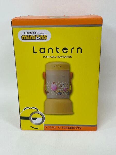 【未使用】ミニオンズ ポータブル加湿器ランタン イエロー