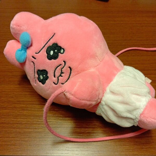 おぱんちゅうさぎ ぬいぐるみ ポシェット マスコット カバン
