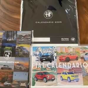 早いものがち【非売品・新品未開封】2025年カレンダー 3点セットFIAT/ALFA ROMEO/ABARTH