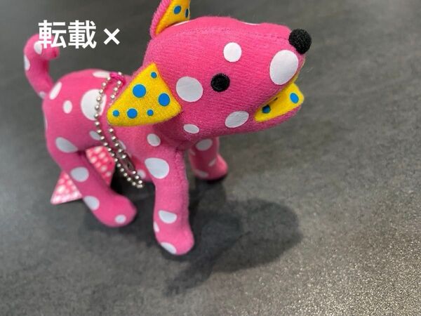 新品 草間彌生 マスコット ぬいぐるみ キーホルダー リンリン プラッシュ