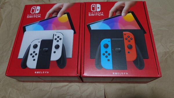 新品未使用 Nintendo Switch 有機EL ホワイト/ネオンカラーセット