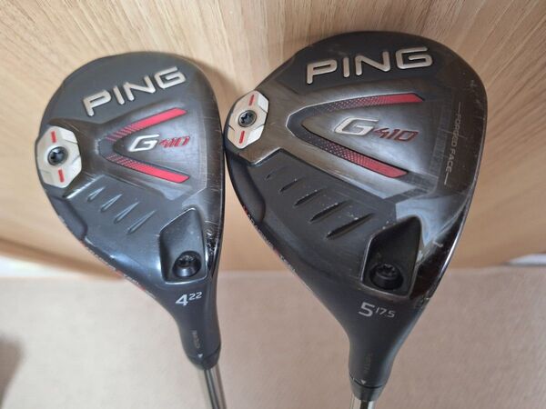 PING G410 ピン フェアウェイウッド 5w ユーティリティ 4u ピンツアー65S PING TOUR 85 S