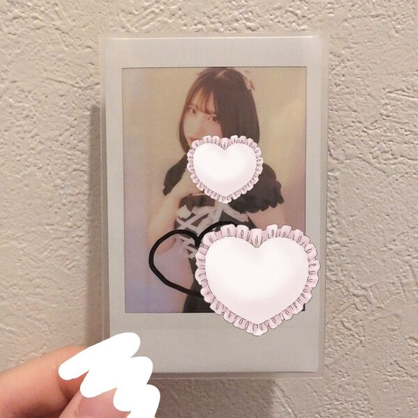 きゅーすと 桜庭遥花 LARME ラルム プリントチェキ 直筆サイン入りチェキ ぱるたん