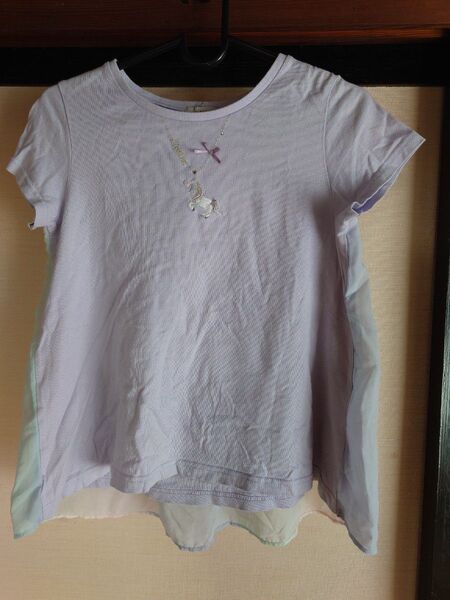any FAM ユニコーン刺繍 キッズTシャツ 140