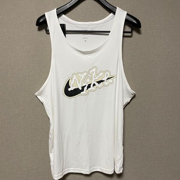 NIKE ナイキ SWIM スイム 水陸両用 タンクトップラッシュガード メンズ L DRI-FIT ビッグロゴ