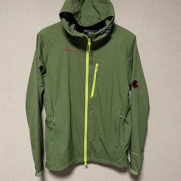 MAMMUT マムート マウンテンパーカー クルーズ ジャケットライトアウター 緑系カーキ系 メンズ S/M 1010-22360