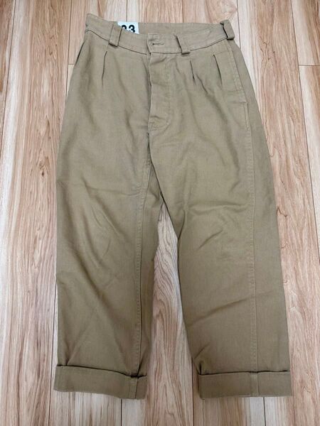 復刻 フランス軍 M52 ツータック チノトラウザー WAIPER.inc