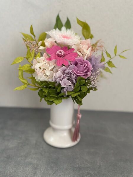 プリザーブドフラワー仏花