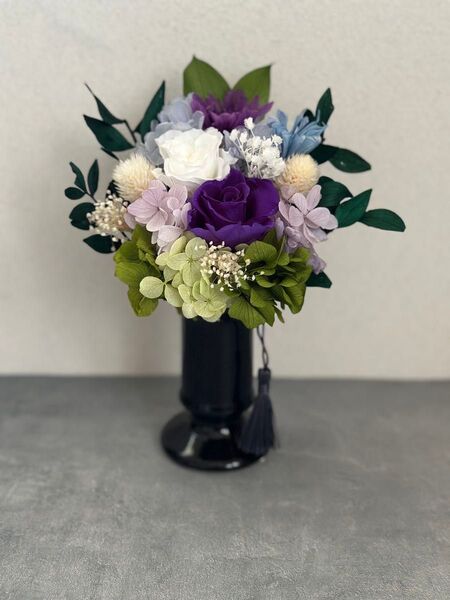 プリザーブドフラワー御供えの花