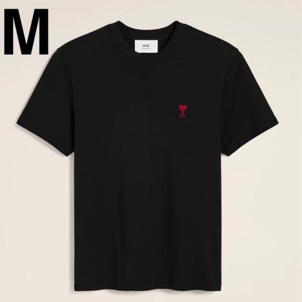 新品 未使用 タグ付き AMI PARIS Tシャツ M ブラック ユニセックス 男女兼用