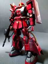 ジョニー・ライデン専用ザク☆MS-06R-2☆ZAKUⅡ☆モノアイ☆点灯☆HGUC☆HG☆塗装済☆完成品☆MSV☆機動戦士ガンダム☆ガンプラ☆高機動型_画像7