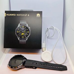 HUAWEI WATCH GT 4 本体 46mm ブラック スマートウォッチ