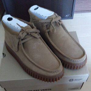 Clarks Torhill Hi トーヒル ハイ クラークス ベージュ 26cm UK8