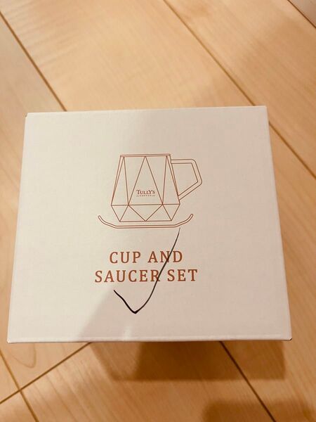 Tully's Coffee カップ&ソーサーセット 未使用 耐熱 電子レンジok