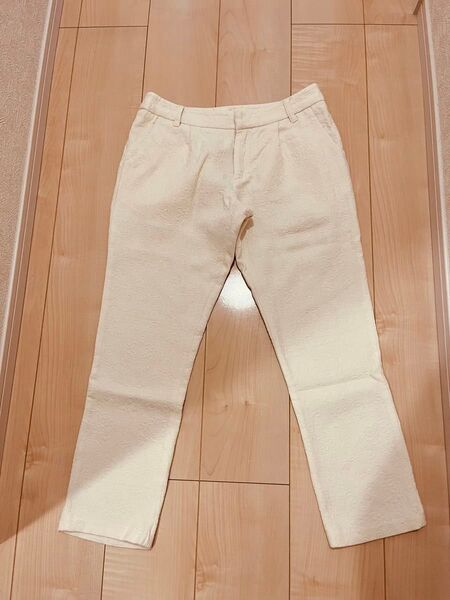 N.Natural Beauty Basic オフホワイトサブリナパンツ Mサイズ
