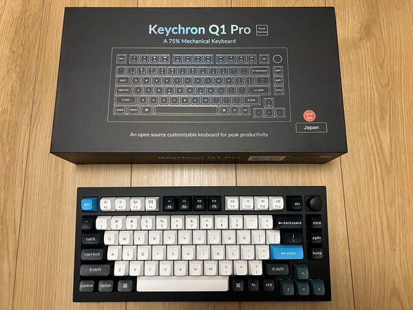 keychron Q1 pro 茶軸 キーキャップ付き